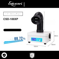 납땜흡입기 흡입기 소형 연기제거 납제거기 흡연기 납연기, 1개, 100-XP 데스크탑 연기 정화기, 기본 색상
