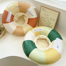 로이앤한나 투톤 스트라이프 아기 유아 보행기 튜브 3개월 6개월 9개월 북유럽풍튜브, 1개, 브라운