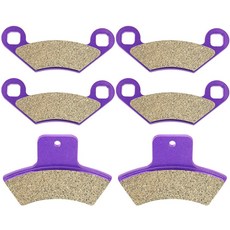 OCPTY FA159 FA270 앞뒤 탄소 섬유 브레이크 패드 장착 2000-2001년 폴라리스 매그넘 325 4x4 2000 2002년 스크램블러 400 2x4