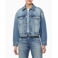 캘빈클라인 진 CALVIN KLEIN JEANS 여성 90s 블루 데님 트러커47B075G PTX830 AYK664