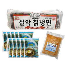 맛있는 참맛 설악육수 물냉면 / 칡냉면 1개 + 설악육수 10봉 + 냉면무 1개, 1세트, 6.1kg