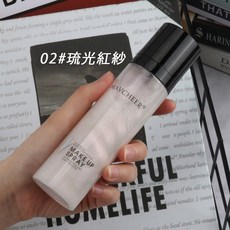 美茜兒花漾臻萃定妝噴霧，保濕補水控油，持久定妝，不易脫妝，快速定妝, 1個, 琉光紅紗, 100ml