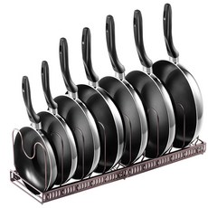 整理市場擴張型平底鍋收納架