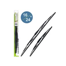 【雨盾】豐田Toyota Altis 各代專用矽膠鍍膜雨刷 (日本膠條 撥水鍍膜 改善跳動), 9代 01-07年｜鐵骨 24+16