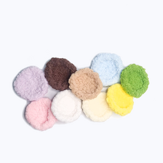 핸드메이드 크레스티드게코 뜨개방석 아크릴볼방석 크레은신처, 베이지, 1개