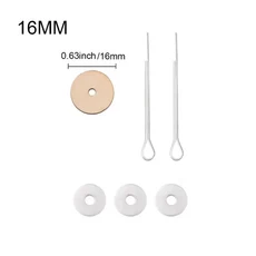 새로운 50PCS 나무 조인트 커넥터 수제 테디 베어 공예 어린이 어린이 장난감 DIY Scrapbooking 수동 수공, 01 50PCS(10Set), 02 16mm