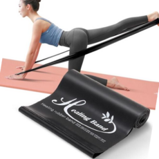 근력운동 라텍스밴드 중급용 운동용 웨이트 맨몸운동기구 홈트, 차콜