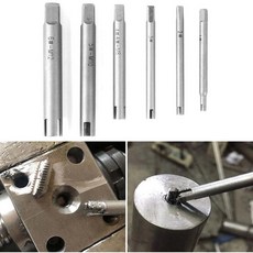 드릴비트 M10비트 6pcs 손상된 나사 탭 추출기 드릴 비트 세트 벗겨진 분해 깨진 나사 볼트 리무버 철거 도구 m4 m5 m6 m8 m10, 없음, 1개