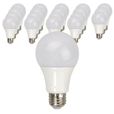 WOOREE LED燈泡 A19 8W, 黃光色, 20件