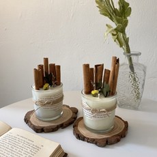 블리소이 DIY 감성 시나몬캔들 인테리어 소이캔들 만들기 키트, DIY 시나몬캔들 만들기 키트