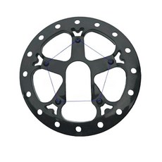 자전거기어커버 체인링 크랭크 스프로킷 스프로켓 교체 4홀 8x8cm 블랙, 4홀 9.6x10.6cm 반투명