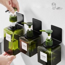 무타공 모던블랙 샴푸 디스펜서 홀더 공중부양 gas+400Vx, 2.7cm