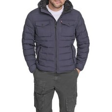 방수 기능성 스트레치 후드 패딩 재킷 인도 잉크 M 153219