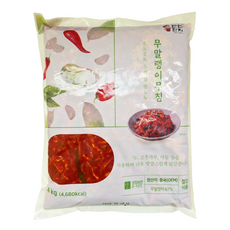 도매 업소용 무우말랭이 4kg 4개 무말랭이 반찬단지