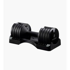 BYZOOM PURE 系列 圓型調整啞鈴 黑色, 1個, 5.6kg
