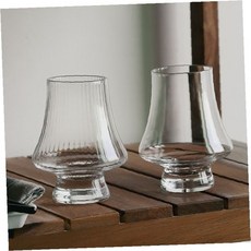 넓은 입구 위스키 테이스팅 글라스 브랜디 꼬냑 양주 시음 가용 홈바 술잔, 1개
