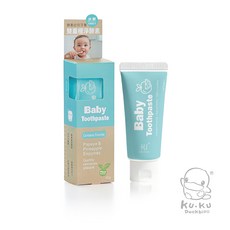 KuKu Plus 酷咕鴨 酵素幼兒牙膏 水果(含氟) Ku-1169, 50g, 1個
