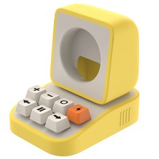 適用蘋果手錶WatchS10充電器支架iwatch9底座手錶支架充電器底座, 黃色【打字機】, 1個