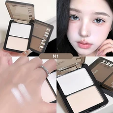 1Pc DIKALU 컨투어 팔레트 3D 페이셜 브론저 화장품 페이스 쉐이딩 파우더 투톤 지속성 매트 코 섀도우 메