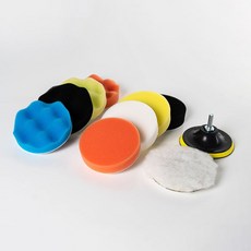 자동차 전동드릴 광택기 흠집제거 세차 차량용품 11종, 4in 11종SET