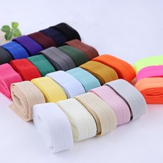 짱패브릭 (1마) 2cm 컬러 헤링본골지 접밴드, 09.네이비, 1개