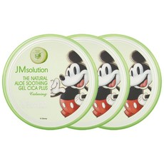 제이엠솔루션 더 내추럴 알로에 수딩 젤 시카 플러스 카밍 300ml 3개