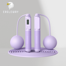 이글웨이 2in1 카운터 멀티줄넘기, 1개, 퍼플