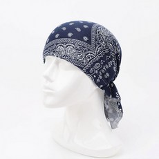 프라픽 얇은 패턴 두건 항암모자 조리모 5color LM-0819