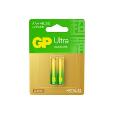 GP 超霸 特強 鹼性電池 4號 2入 1.5V 全新升級不漏夜技術, 1個