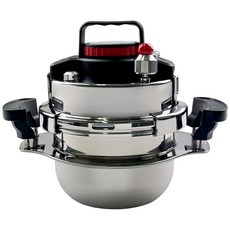 이녹스프랑 클라인 미니 압력솥 SW-PRC3000 2~3인용 1.4L+나무받침대, 압력솥+대나무 받침대+대나무 뚜껑+안전핀/고무패킹, 혼합색상, 1개