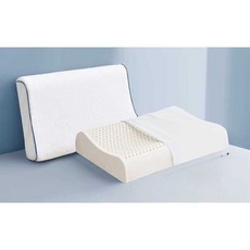 경추베개 태국산 천연라텍스 높은베개 두꺼운 수면질개선 숙면용