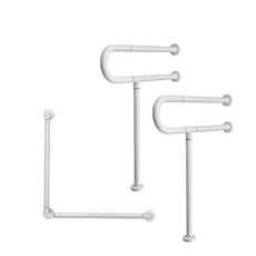 【海夫健康生活館】裕華 ABS抗菌系列 P型扶手X2 L型扶手(T-110B*2 T-050B), 1個