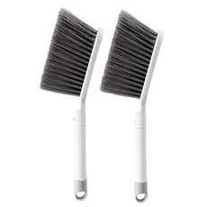 소프트 솔모 다용도 청소솔 베란다 현관 고양이모래 강아지털 정리솔, 2개, 화이트