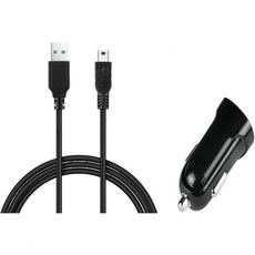 미니 USB 차량 DC 어댑터 + 충전 케이블 Huawei HS050040U1 E181356 자동차 보트 RV 플러그 전원 공급 코드 충전기 PSU, 미니 USB 차량 DC 어댑터 + 충전 케이블 Huaw