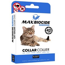 NBP MAXBIOCIDE MARGOSA 貓用苦楝精油項圈 42公分, 1個