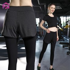 9부 여성 레깅스 레이어드 여자 반바지레깅스 운동 요가레깅스 스포츠