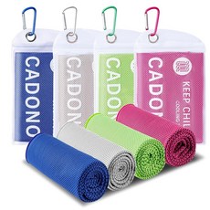 쿨링 타월 4팩101.6cm x 30.5cm40인치 12인치 부드럽고 통기성이 좋은 시원한 아이스 요가 스포츠 달리기 운동 체육관 캠핑 피트니스 기타 활동을 극세사 타월멀티컬러, 쿨링 타월 4팩101.6cm x 30.5cm40인치 1