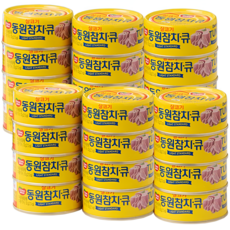 동원참치 큐 라이트 스탠다드 튜나 살코기참치 100g 24캔, 1세트