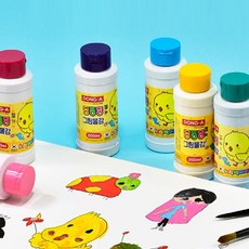 [ABC에듀] 동아 노랑병아리 딩동댕 그림물감 200ml 대용량 낱개, 하양, 1개