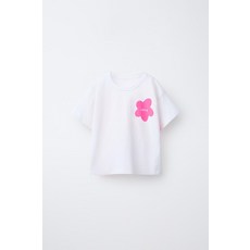 국내배송 ZARA 자라 아동 키즈 주니어 프린트 티셔츠 화이트 4456305250 1802562