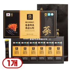 동네백화점 발효 흑삼 동충하초 골드스틱 선물패키지, 60회분, 1개