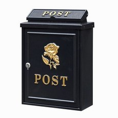 戶外信箱 鑰匙鎖信箱, 金玫瑰