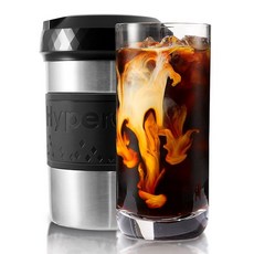 HyperChiller 롱 래스팅 음료 쿨러 알코올 주스 커피용 (Hc2) 370ml 406058, 스테인리스 스틸