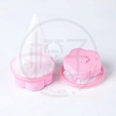潔藍特 白衣還原劑 衣物清潔劑, 1個, 洗衣機專用花朵濾網【粉色】