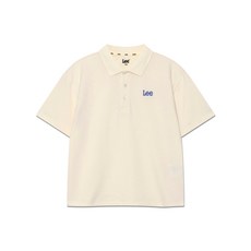 LEE KIDS 스몰 트위치 오버핏 피케 카라 티셔츠 옐로우 LK2 케이투502ST01YL 195692