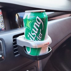 차량용 송풍구형 컵홀더 거치대 보조 트레이, 블루, 1개