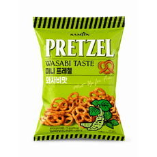 삼진 미니프레첼 와사비맛, 70g, 5개