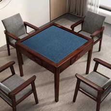 超厚方形麻將墊子 桌麵佈 加厚打牌墊, 1個, 藍色廠傢直銷,68X68釐米特厚防滑靜音耐磨