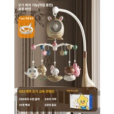 침대 장난감 모빌 신생아모빌 침대모빌 플레이모빌, 1개, 충전식 Type-C 모기퇴치 리모컨판 250곡