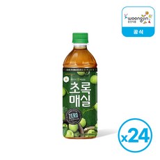웅진 초록매실 제로 500ml 24개, 1박스